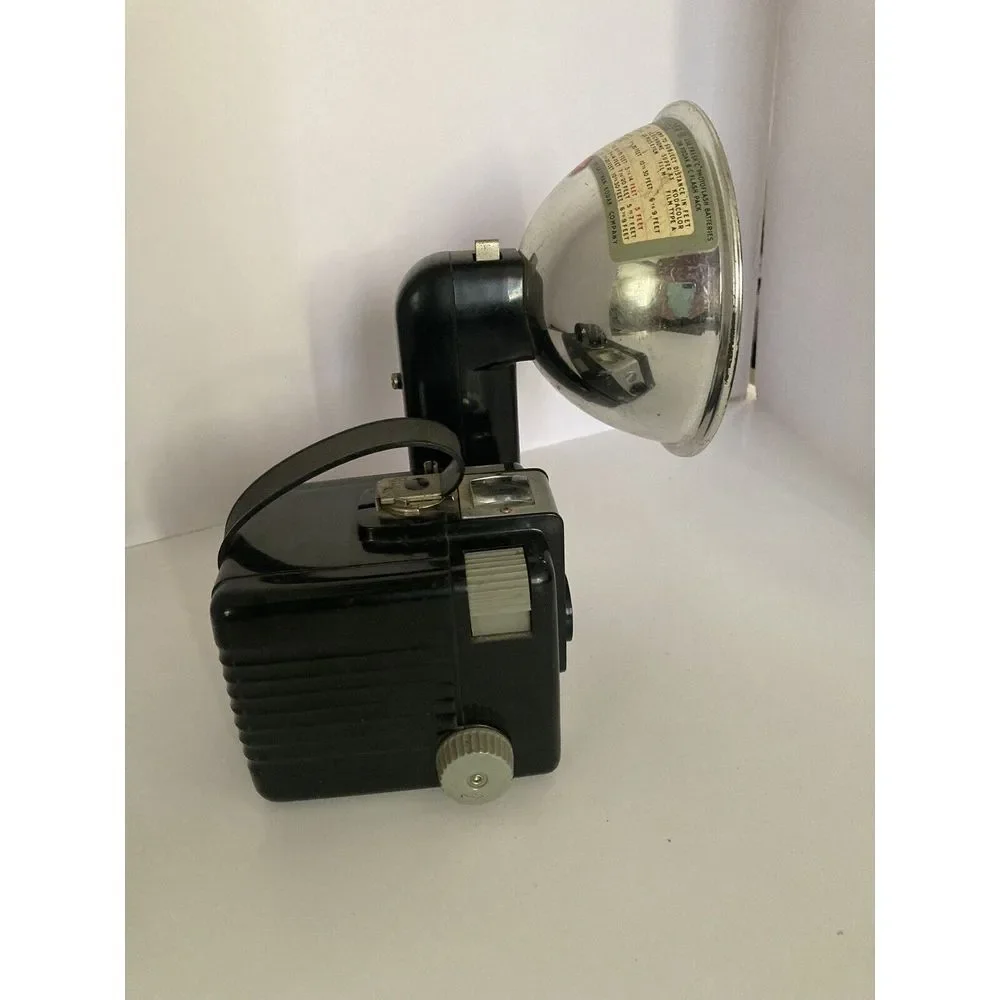 Vintage Camera With Kodak Flasholder